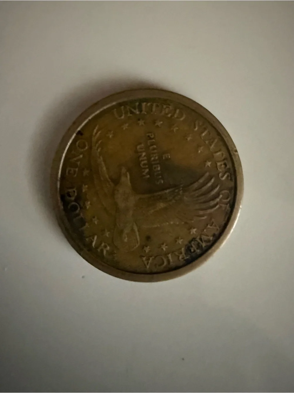 Gold-Colored Decorative Coin Accent for Home Office Crafts